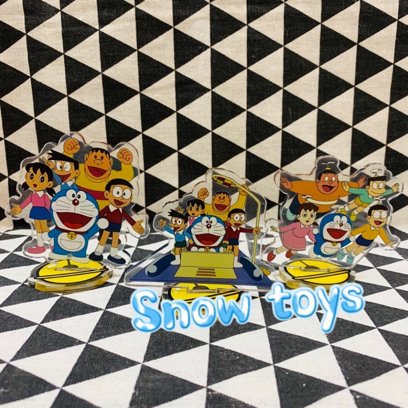 Mô hình tượng standee acrylic Doraemon - doremon - nobita - xuka - chaien - xeko - mèo ú
