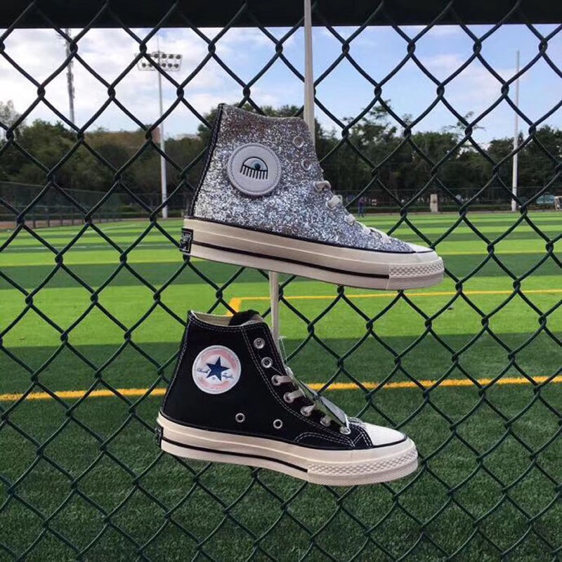 Giày vải cao cổ Converse x Chira Ferranni mắt to EU36-44