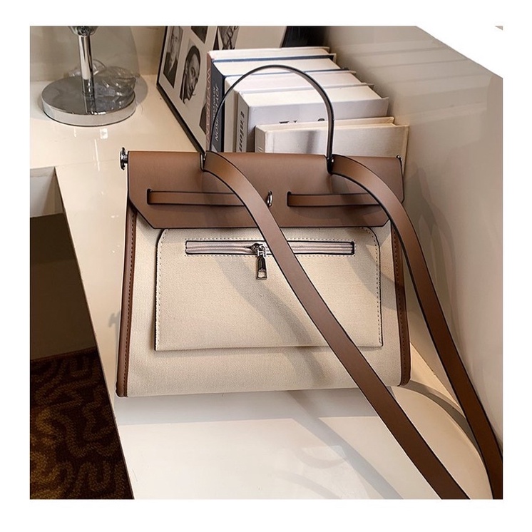 Túi công sở phối da khuy cài sang trọng HERBAG