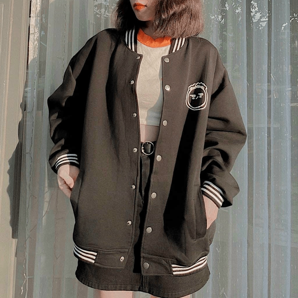 ÁO HOODIE NÚT BẤM PHONG CÁCH BOMBER THỜI TRANG HÀN QUỐC CHỐNG NẮNG