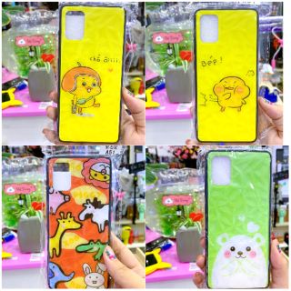 Ốp lưng Samsung A51 dễ thương vân kim cương cute