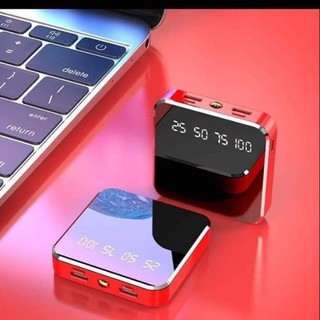 Pin sạc dự phòng 🍒 FREE SHIP 🍒 Sạc Dự Phòng Vuông Bóng Kính Hiện % Pin Cực Sang Gía Sỉ [sạc pin dự phòng]