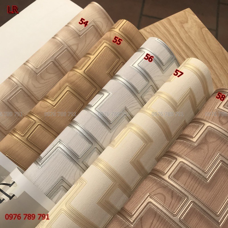 Giấy Dán Tường 3d Cho Phòng Thờ, Phòng Khách, Lụa Không Keo, Khổ 10m x 53 cm, Nhiều Màu Lựa Chọn