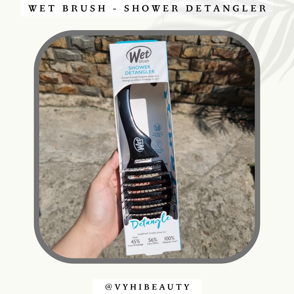 Lược Wet Brush Shower Detangler cho tóc ướt