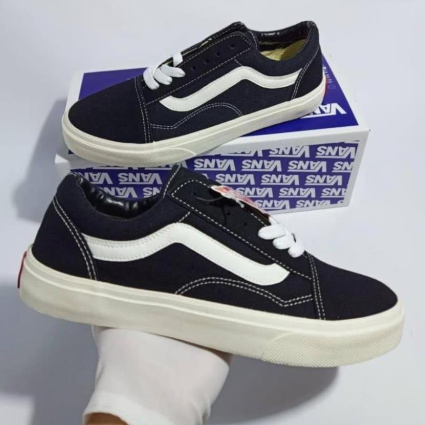 GIÀY 𝐕𝐀𝐍𝐒 VAULT OLD SKOOL MÀU ĐEN ⚡Full box bill⚡ Giày thể thao nam nữ 2021