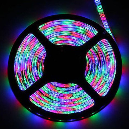 Combo Đèn Led dây đổi màu 5050 chống nước  - RGB + nguồn 5A + Remote