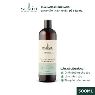 Dầu Xả Cân Bằng Chiết Xuất Từ Thiên Nhiên Sukin Natural Balance Conditioner 500ml