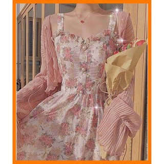 ♥️đầm,váy hoa hồng maxi vintagesize s->2xl đi biển