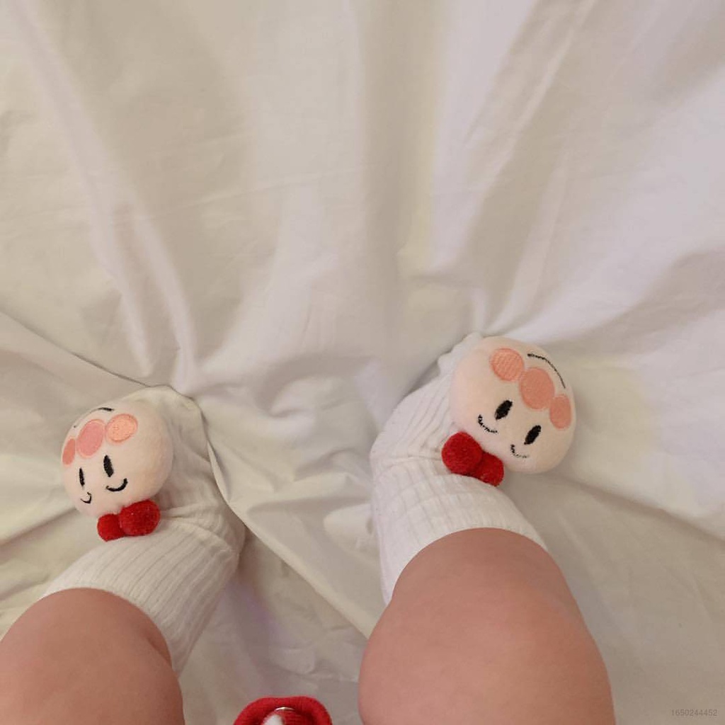 1 Đôi Vớ Cotton In Hình Hoạt Hình 3D Dễ Thương Cho Bé