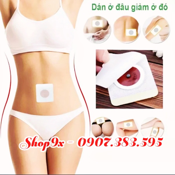 40 Miếng Dán Rốn Giảm Béo Giảm Cân Đốt Cháy Mỡ Thừa Đông Y Hiệu Quả (có bán lẻ)