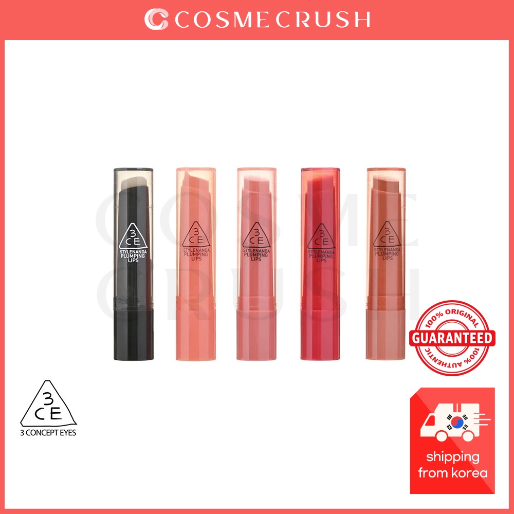 [Hàng mới về] Son 3CE giúp đôi môi căng mọng 5 màu tùy chọn 2.2g Hàn Quốc // 3CE
