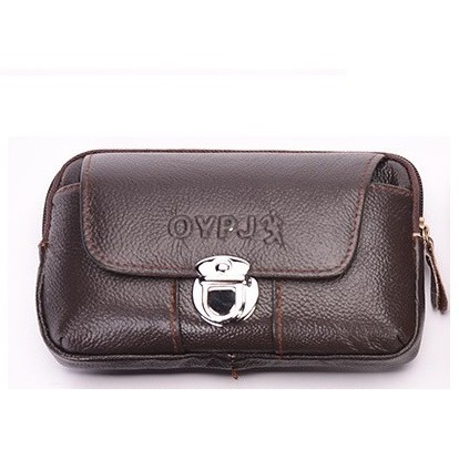 Túi đeo hông, đeo thắt lưng đựng điện thoại  da thật T15 | BigBuy360 - bigbuy360.vn