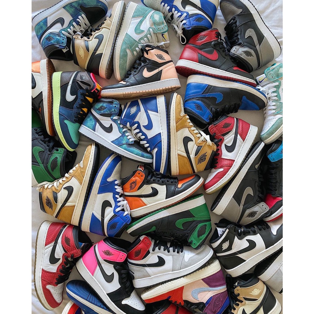 Giày Thể Thao Sneaker AIR JORDAN 1 OFF WHITE Retro High Chicago Đỏ Trắng Cổ Cao Siêu Phong Cách Waterloo Shop