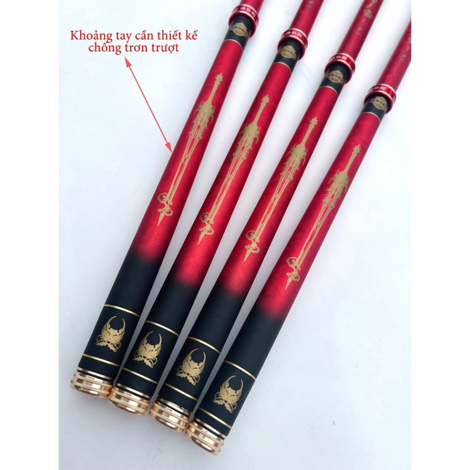 Cần Câu Tay Huyết Long Kiếm 6H khuyến mãi kèm theo Nhẫn Và Đọt Phụ
