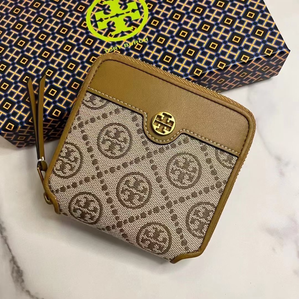 Ví Gấp Tory Burch jacquard bifold Chính Hãng Cho Nữ