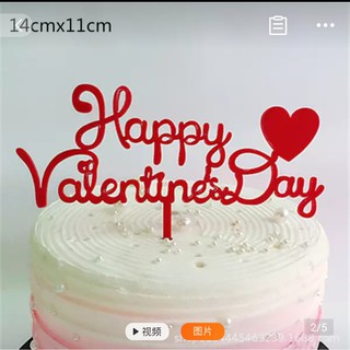 [FREESHIP❤️] Thẻ meka Valentine - Siêu Đẹp. Trang trí bánh sinh nhât bánh kem - SPK Shop