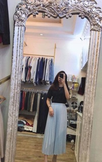 Chân váy xếp ly Uniqlo Nhật