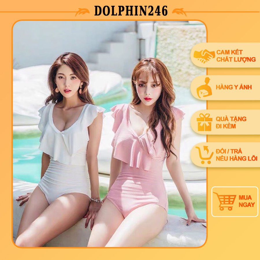 Bikini 1 Mảnh Đồ Bơi Nữ Đi Biển Cao Cấp Quảng Châu Bánh Bèo K3C13-2030