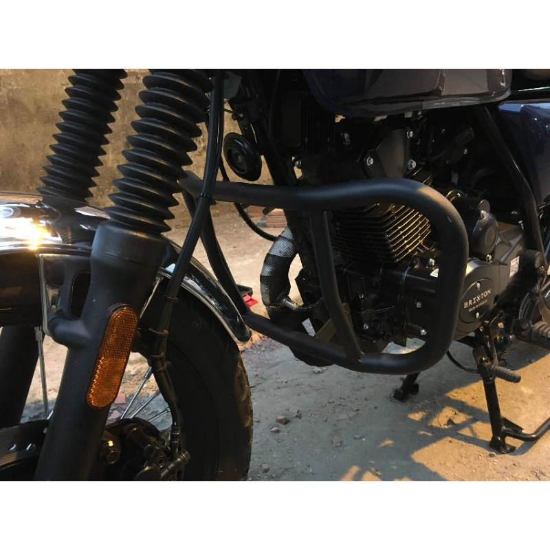 Chống đổ moto Inox loại dầy  Husky125,Gn125,YB125,Wolf125,Gd110