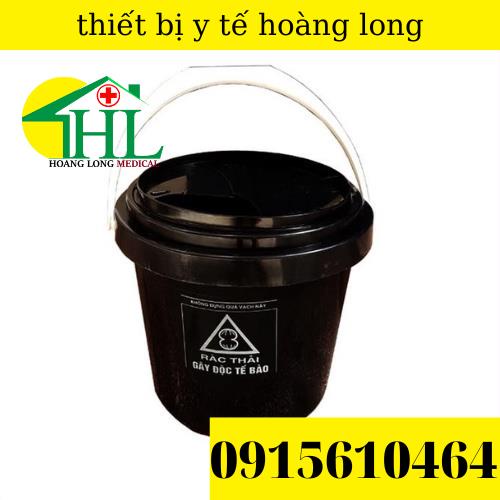 Xô đựng rác thải y tế nắp xoáy 6l,10L