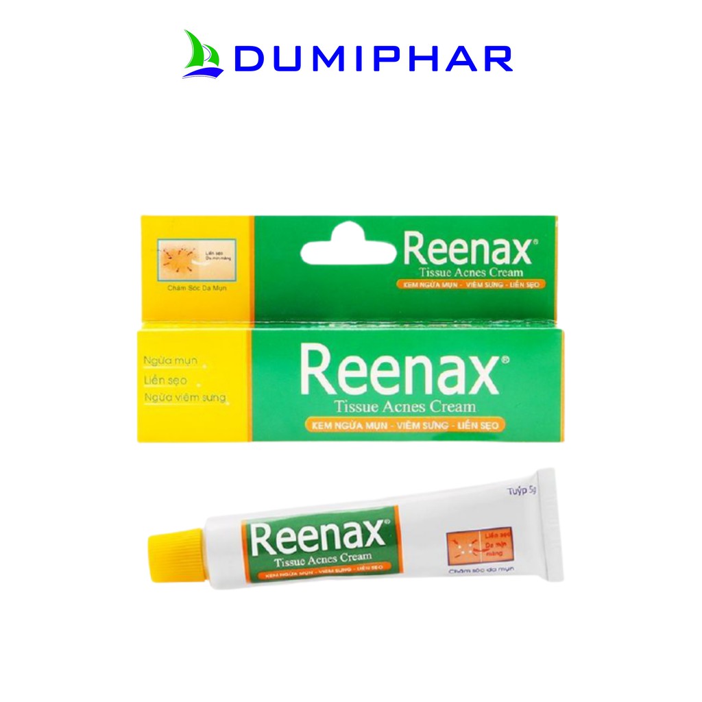 Reenax kem ngừa mụn viêm sưng liền sẹo