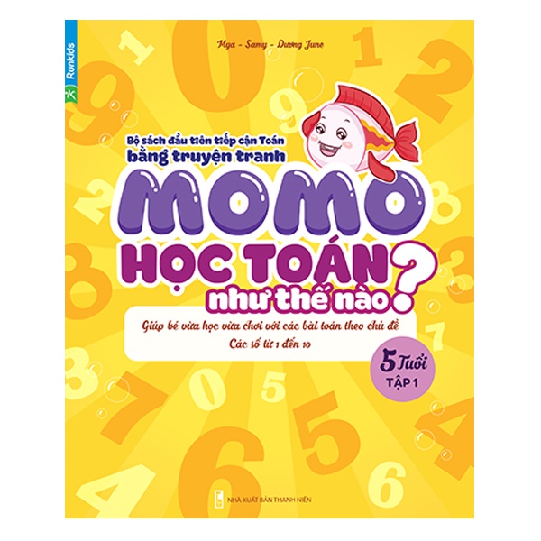 Sách Momo Học Toán Như Thế Nào 5 Tuổi tập 1