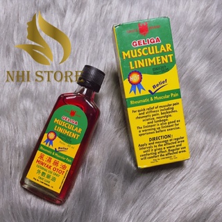 Dầu nóng geliga muscular liniment indonesia 60ml chính hiệu giá tốt