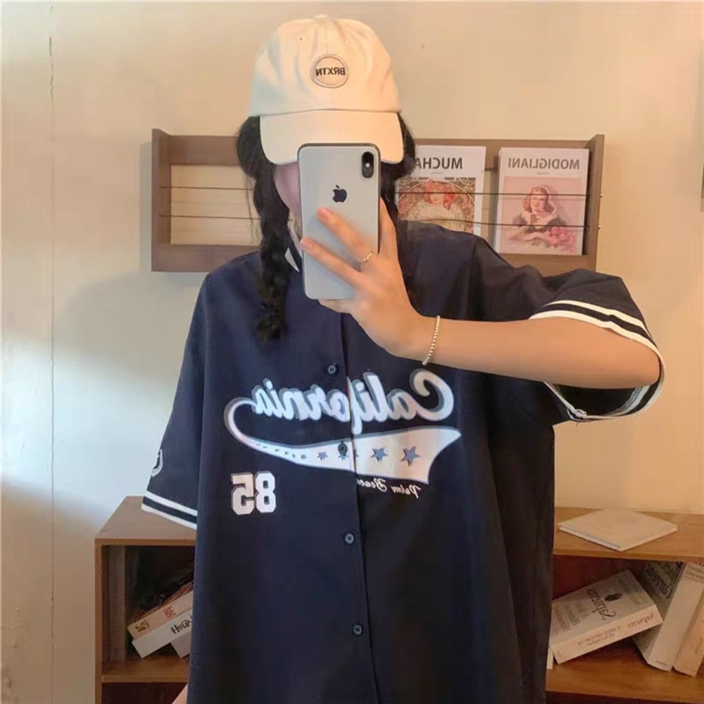 Áo Sơ Mi Ngắn Tay California Dày Dặn Nam Nữ MND184