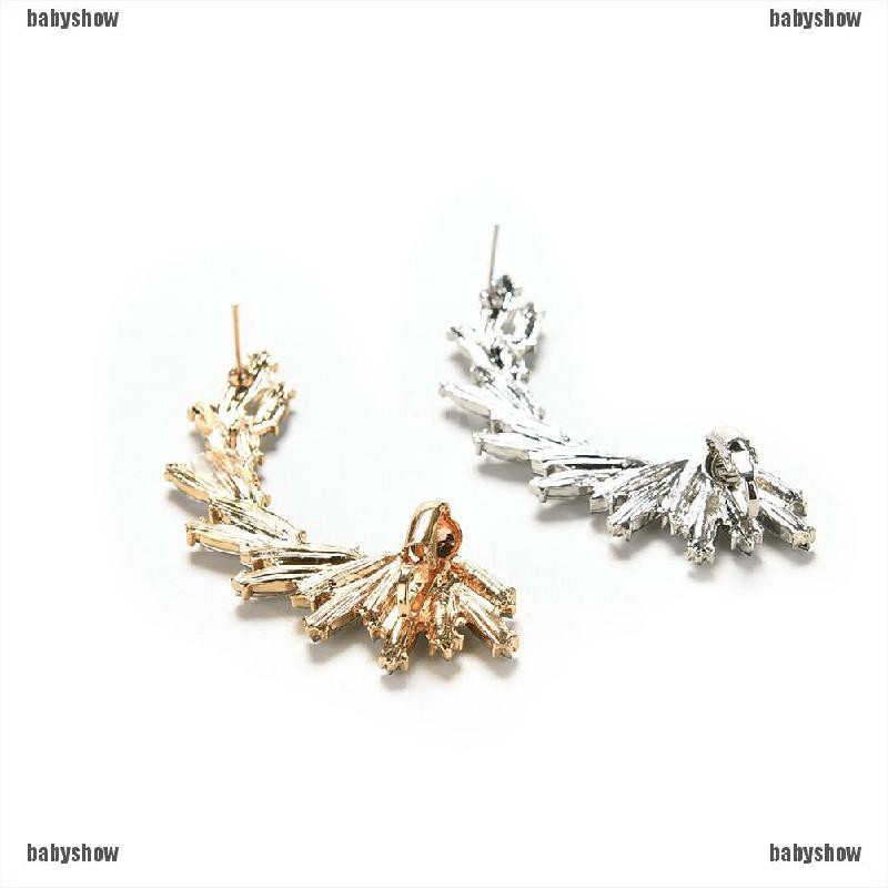 1x Khuyên Kẹp Vành Tai Đính Đá Thời Trang