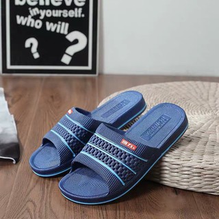 [Hàng Cao Cấp] Dép quai ngang lưới 3 sọc - Dép nhựa nam đi trong nhà, nhà tắm (From nhỏ) IDEP - DL030