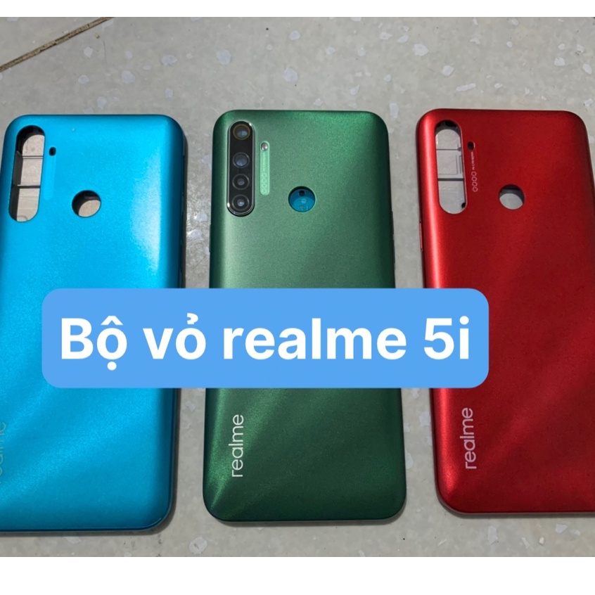Bộ vỏ realme 5i zin hãng full đồ