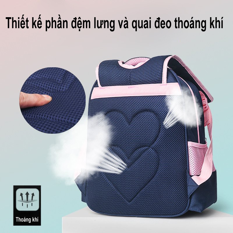 Balo trẻ em kiểu dáng Hàn Quốc cho bé 5-8 tuổi Có kèm luôn túi bút