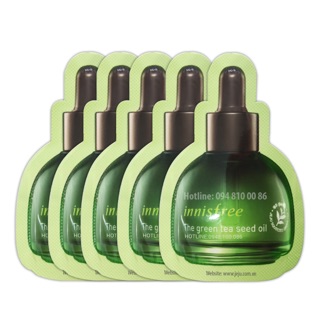 [Sample] Tinh Dầu Innisfree Green Tea Seed Oil Chiết Xuất Trà Xanh