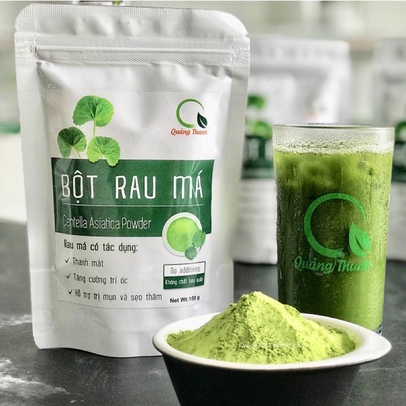 250gram Bột Rau Má nguyên chất thanh nhiệt - hàng công ty Thảo Dược Việt