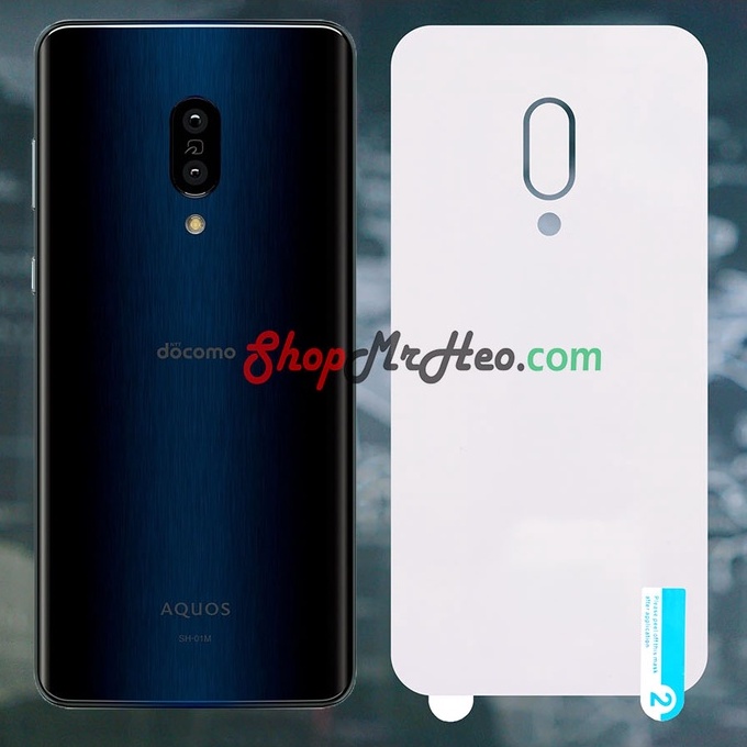 Dán Dẻo PPF Mặt Sau Lưng Sharp Aquos Zero 2 - Trong và Nhám