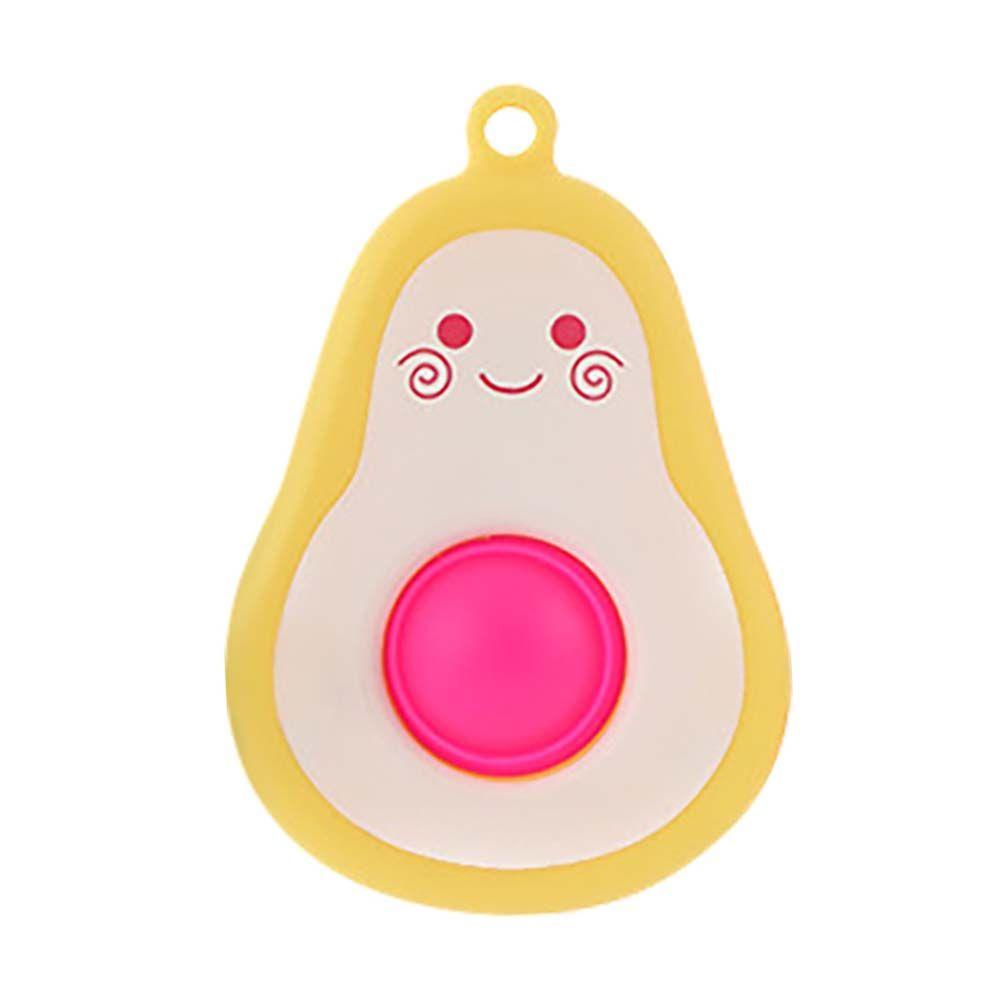 Đồ Chơi Bóp Giảm Căng Thẳng Hình Quả Bơ Bằng Silicone