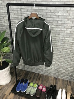 Áo khoác dù nam nữ 1 xọc