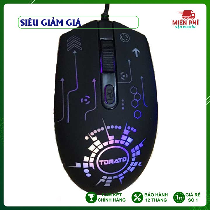 Chuột gaming led TOMATO S105 kiểu dáng game máy tính cực đẹp VDS SHOP