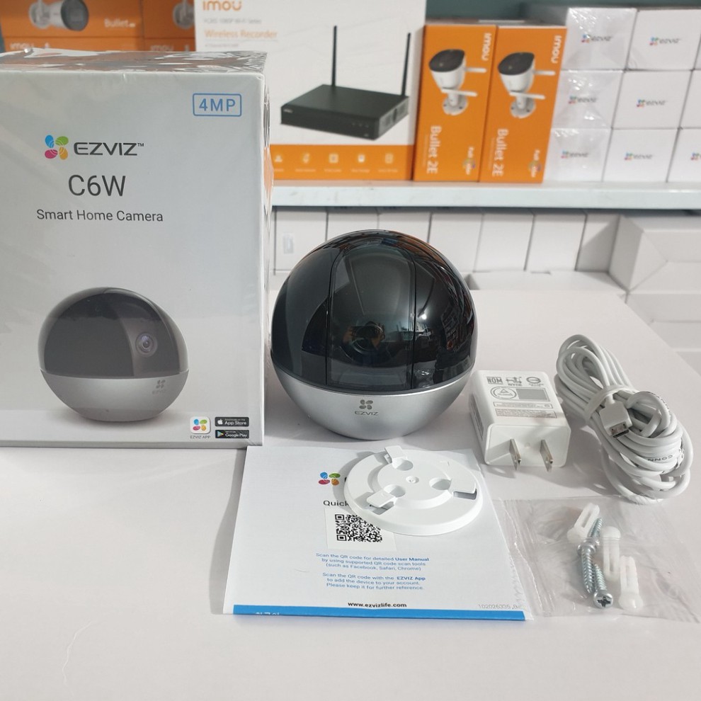 Camera Trong Nhà WIFI  Độ Nét Cao EZVIZ C6W C6 4M 2K c6n C6TC c8c Chính Hãng BH 24TH