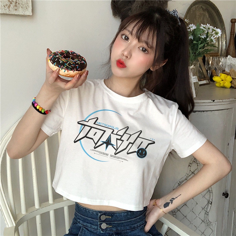 Áo Thun Crotop Form Rộng Unisex Tay Ngắn Chất Cotton Mềm Mại In Chữ TOKYO Ulzzang Style Hàn Quốc TTT0178