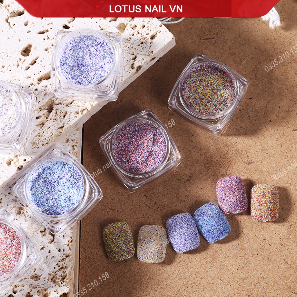 Nhũ dạ nail Hàn Quốc  set 6 màu trang trí móng