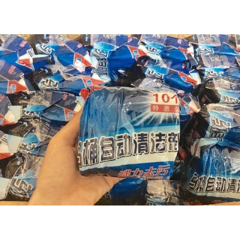 10 Viên Tẩy Bồn Cầu, Thả Bôn Cầu, Diệt Vi Trùng, Khử Mùi Nhà Vệ Sinh Tiện Dụng (1 Gói 10 Viên)