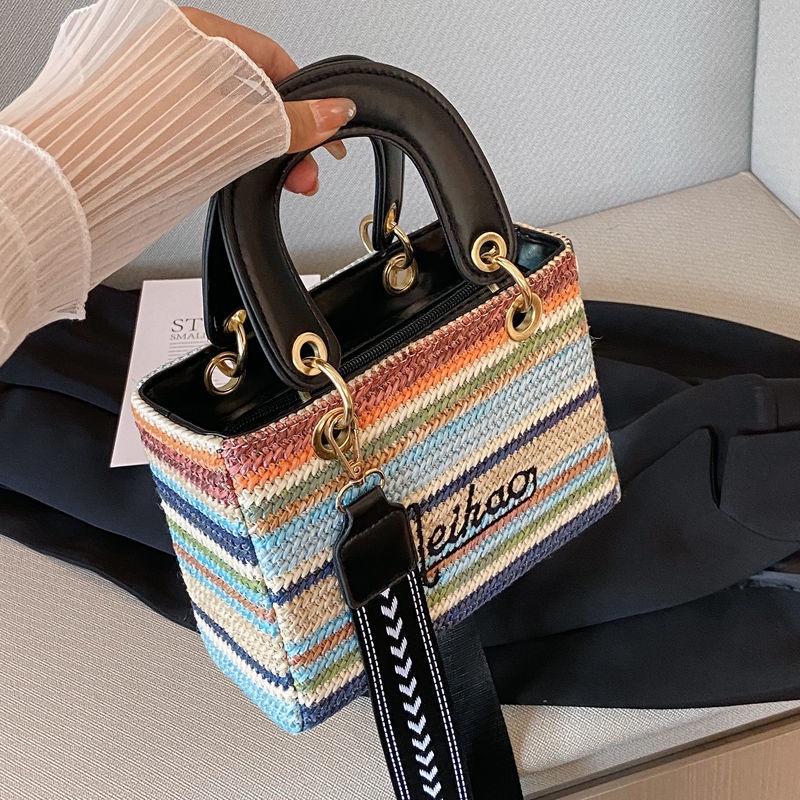 Túi Xách Đan Rơm Cao Cấp Phong Cách Mới Dành Cho Nữ