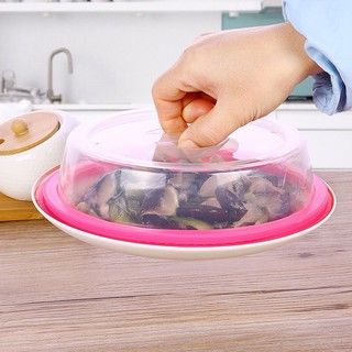 Nắp viền silicon đậy thức ăn thay lồng bàn hút chân không bảo vệ an toàn thực phẩm