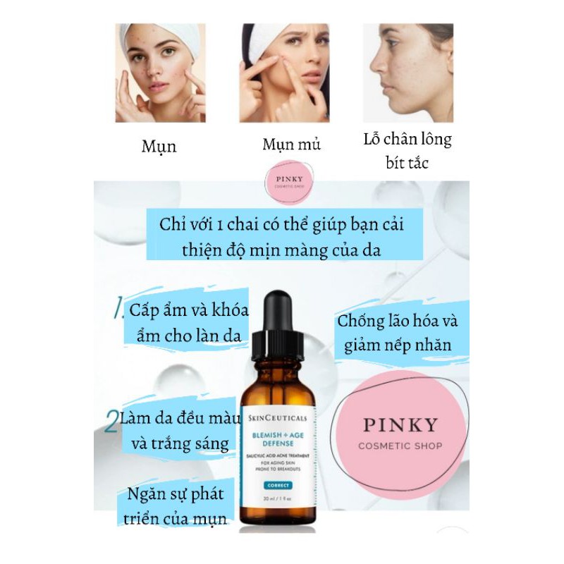 Serum Skinceuticals Blemish + Age Defense Mụn Và Chống Lão Hóa