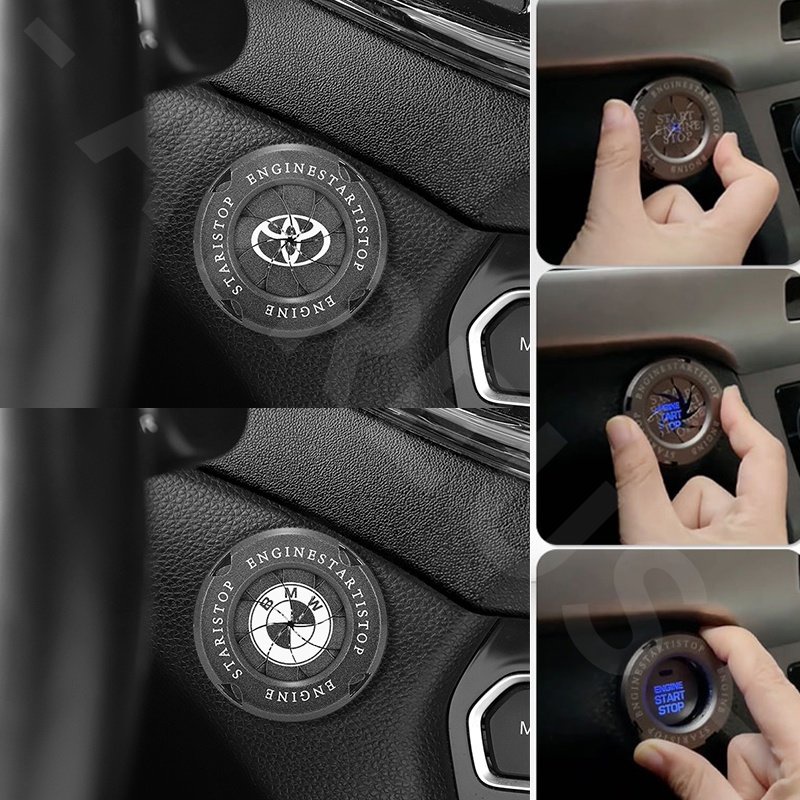 Nắp Đậy Nút Khởi Động Cho Xe Hơi Toyota Honda BMW Audi Hyundai Chevrolet Mercedes Benz