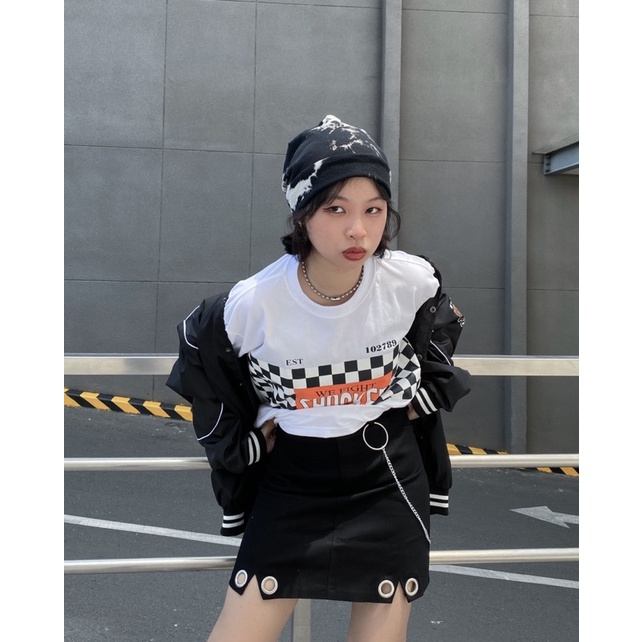 BOMBER DVEN form rộng Ulzang màu ĐEN/BE /JAYSTOREE2❤️ Áo Jacket form rộng