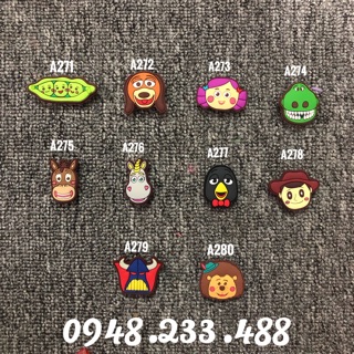 Nút cài dép jibbitz-charm-icon-sticker Cute (A271-A290). Shop ship từ 10 sản phẩm trở lên