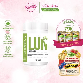 Viên uống giải độc phổi Healthy Lung Care Detox 180 viên