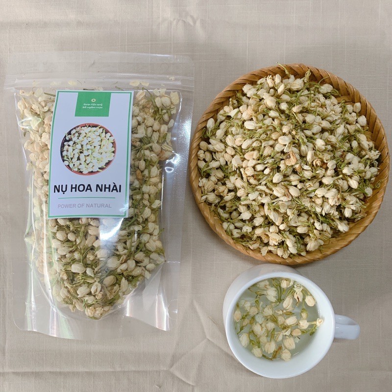 Trà nụ hoa nhài (nụ hoa lài) 200g khô thơm-Dược Liệu Quý